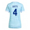 Juventus Federico Gatti #4 Borta Kläder Dam 2025-26 Kortärmad